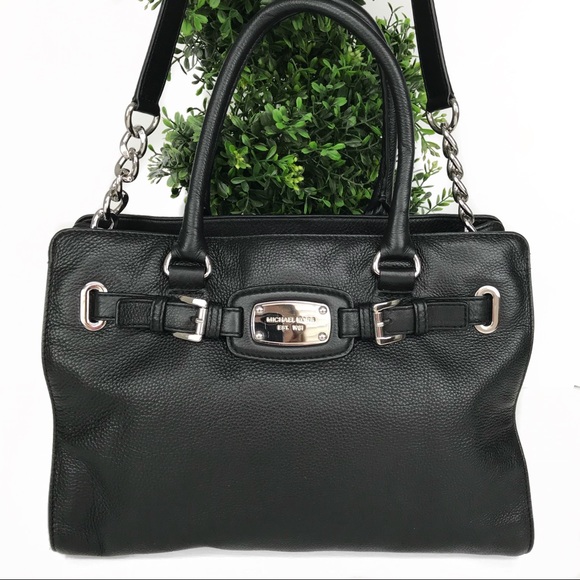 Michael Kors Handbags - Michael Kors Black Hamilton EW Tote